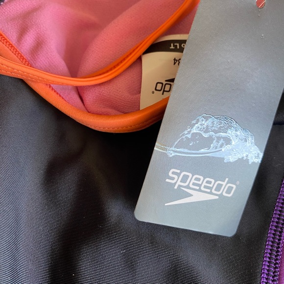 Speedo Flipback Splice ProLT One Piece Women's Swimsuit Sz 8/34 - Picture 6 of 9